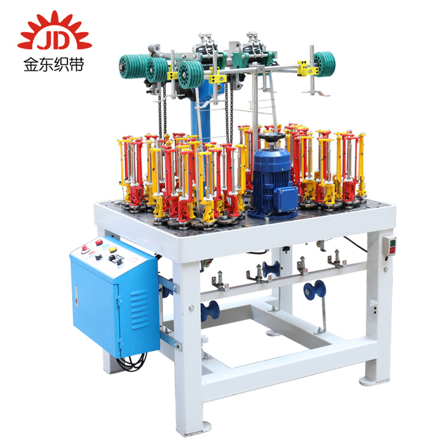 JD4-16 Flat Shoelace Automatic Braiding Plastic Rope Making Machine