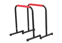 Barres parallèles réglables en acier pour intérieur, station de tractions et dips, machine d'exercice durable noire HONGYUAN