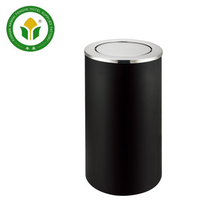 Thép không gỉ đứng vòng đu lip chất thải <span class=keywords><strong>bin</strong></span> lật thùng rác - Product Image 4