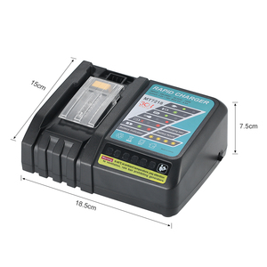6.5A Remplacement Chargeur De Batterie Pour <span class=keywords><strong>Makita</strong></span> <span class=keywords><strong>DC18RC</strong></span> DC18RA BL1830 BL1815 BL1840 BL1850 14.4 V-18 V Li-ion Batterie - Product Image 4