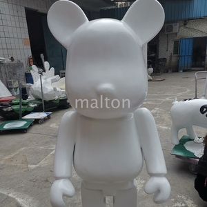 Populaire jouet de dessin animé en fiber de verre kaws bearbrick statue - Product Image 2