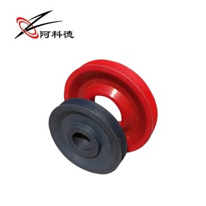 塔式起重机绳索滑轮u槽导向绳索滑轮塔式起重机电梯塑料滑轮 - Product Image 4