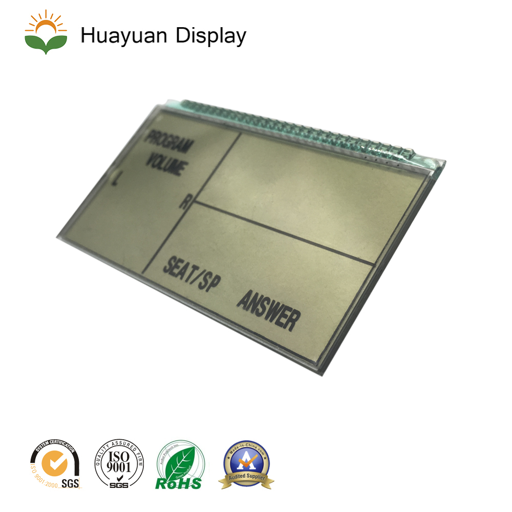 Светоотражающие положительный ЖК-экран 18 шпильки сегмент ЖК-дисплей для домашнего применения