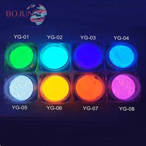 BOJUN Leistungsstarke brillante Nachtleuchtende Pulver Nacht glow in <span class=keywords><strong>the</strong></span> dark pigment anorganische leuchtenden pulver - Product Image 2
