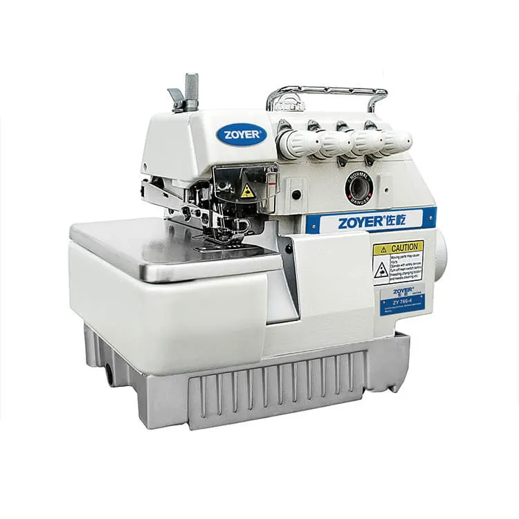 Good Quality ZY766-4 Zoyer 4-thread Super High Speed Overlock Sewing Machine for Garment 13mm Max. Sewing Thickness 2 Needle