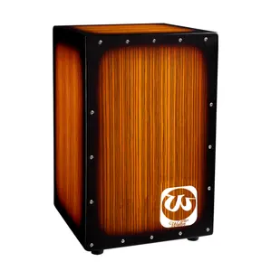 Zebra wood cajon