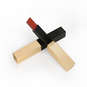 Son môi siêu bóng trong tuýp vàng, nhãn hiệu riêng với <span class=keywords><strong>logo</strong></span> của bạn, chống nước, đen lì 3G, OEM, kèm MSDS hóa chất - Product Image 2