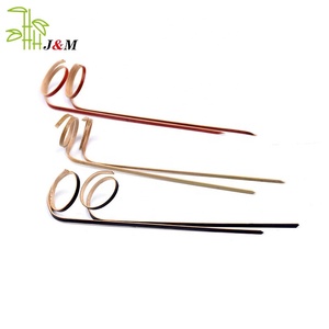 Bague Cocktail Fruits Brochettes Bambou Boucle Pics - Product Image 6