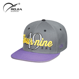 <span class=keywords><strong>49ers</strong></span> aduana bordada gris logo snapback sombreros - Product Image 1