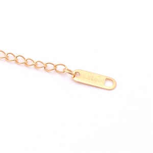 Collar de Moda con Colgante de Acero Inoxidable Dorado para Mujer, Joyería Hecha en China, Collar de Estilo Minimalista Personalizado al por Mayor - Product Image 5