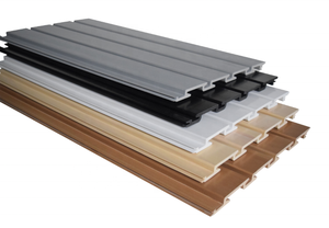 Il Miglior Slatwall Sistema su USA Garage Storage Rimovibile E0 Acero PVC Slatwall Pannello - Product Image 2