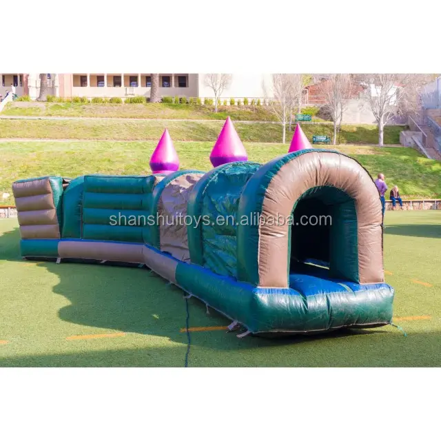 Crazy sport-parque de atracciones para niños y adultos, campo de obstáculos inflable 5k