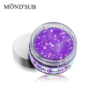 OEM limpieza profunda reafirmante brillo máscara Sparkle Peel off Glam cara máscara - Product Image 6