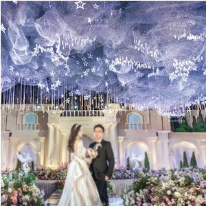 Easy and Cost Effective Decoration Wire Mesh Wedding Ceiling Decoration Materials