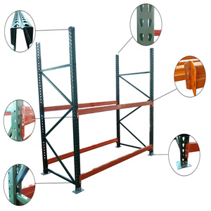 Estante de paleta selectivo de <span class=keywords><strong>metal</strong></span> en forma de lágrima vertical estándar de América Estantes y estantes apilables de acero - Product Image 3