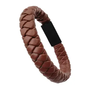 Leather Sports Bracelet USB Charger Cable Data Line Adapter For iPhone