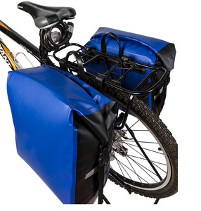 OEM REACH Test 500D PVC Tarpaulin Full Waterproof <strong>Bike</strong> Side <strong>Bag</strong> Pannier Bicycle <strong>Bag</strong> with Custom logo - Product Image 2