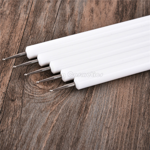 Juego de pinceles para decoración de <span class=keywords><strong>uñas</strong></span>, set de 5 pinceles para punteo de Nail Art, <span class=keywords><strong>2021</strong></span> - Product Image 5