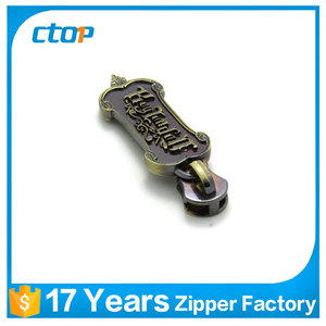 Venta caliente personalizada personal logo metal <span class=keywords><strong>cursor</strong></span> de la <span class=keywords><strong>cremallera</strong></span> y tirador - Product Image 3