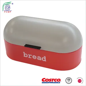 Sıcak satış mutfak köşe paslanmaz çelik ekmek kutusu