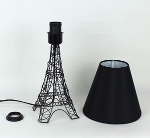 European Eiffel Tower Polyresin Base <strong>Table</strong> <strong>Lamps</strong> Fabric Shade <strong>Funky</strong> <strong>Table</strong> <strong>Lamps</strong> - Product Image 5