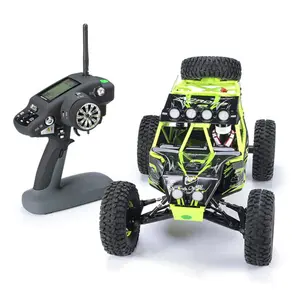 Carro de brinquedo rc para crianças, brinquedo com controle remoto de rádio elétrico, velocidade dupla, pista selvagem, 2.4g, escala 1:10, 10428