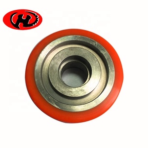 Roues de <span class=keywords><strong>chariot</strong></span> élévateur à fourche KANGHEFU applicables à <span class=keywords><strong>Linde</strong></span> T20sp, roues en polyuréthane, roues de charge 0009933803, <span class=keywords><strong>chariot</strong></span> élévateur électrique, polyuréthane 125*60 3 - Product Image 2