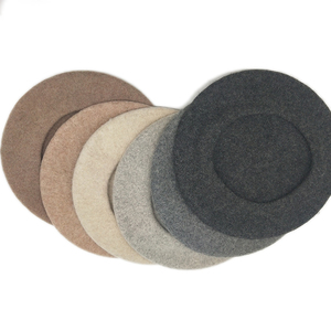 Design de mode LOGO personnalisé couleur unie Japon <span class=keywords><strong>France</strong></span> femmes hommes chapeaux béret de <span class=keywords><strong>laine</strong></span> - Product Image 4