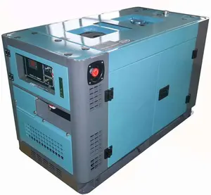 High quality 12KW Air cooled silent diesel generator R292 with canopy