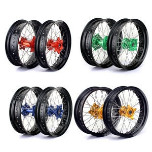 <span class=keywords><strong>Dirt</strong></span> bikes <span class=keywords><strong>17</strong></span> pouces alliage supermoto Roues à rayons Moto motocross enduro offroad mx supermoto double sport Jantes - Product Image 4