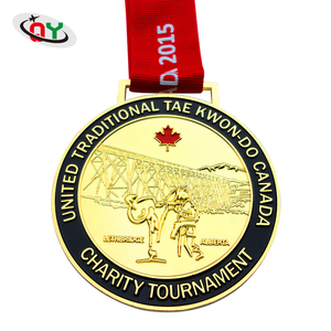 Medaglia Creatore di Promozione di Trasporto Del Campione Produttore di Metallo Sport Medal Award Supporto Medaglie Personalizzate Con Il Nastro - Product Image 4