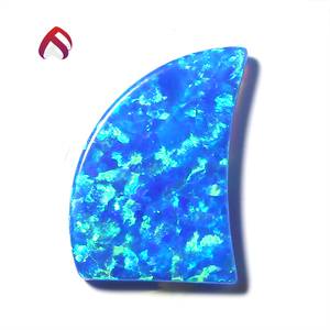 Piedras preciosas al por mayor sintético OPAL Cabochon corazón precio de <span class=keywords><strong>la</strong></span> piedra de ópalo blanco para <span class=keywords><strong>la</strong></span> joyería del ópalo - Product Image 4