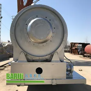 100kg small recycling city waste plastic pyrolysis machine to fuel oil