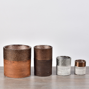 estilo de lujo chapado en oro <span class=keywords><strong>rosa</strong></span> jardinería maceta caja decoración adorno de cerámica, <span class=keywords><strong>suculenta</strong></span> olla para las plantas - Product Image 6