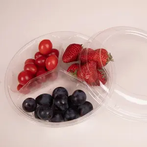 China Suppliers Clear PET Wholesale Blister Dry Fruit Serving Trays Packaging Boxes