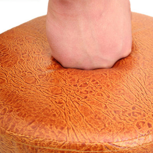 New Round Solid Wood <strong>Leather</strong> <strong>Stool</strong> Home Furniture Living Room Furniture Home <strong>Stool</strong> &amp; Ottoman Modern Wooden in the Living Room - Product Image 4
