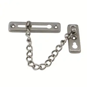 Cadena de seguridad para puerta de acero inoxidable, 304