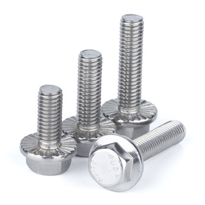 De acero inoxidable M5 <span class=keywords><strong>M6</strong></span> M8 de brida hexagonal <span class=keywords><strong>perno</strong></span> de cabeza con los dientes - Product Image 6