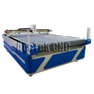 CNC Oscillating knife cutting machine for multilayer textile paper fabric