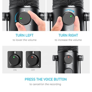 MAONO Cardioid Kết Nối Tai Nghe Bàn Và Podcasting Studio Gaming <span class=keywords><strong>Microphone</strong></span> - Product Image 4