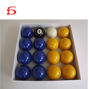 Tamaño profesional Reino Unido estándar azul y amarillo 16 piezas Set <span class=keywords><strong>2</strong></span> "<span class=keywords><strong>Pool</strong></span> Snooker Ball - Product Image 2