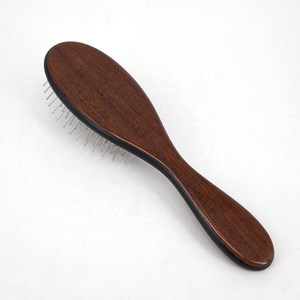 Cepillo <span class=keywords><strong>de</strong></span> masaje <span class=keywords><strong>de</strong></span> plástico <span class=keywords><strong>de</strong></span> color madera, cepillo <span class=keywords><strong>de</strong></span> pelo <span class=keywords><strong>de</strong></span> paleta ovalada <span class=keywords><strong>de</strong></span> metal, para <span class=keywords><strong>enredos</strong></span> húmedos, venta al por mayor - Product Image 3