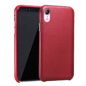 Bovini di lusso sottile reale rosso in pelle antiurto mobile del telefono della copertura posteriore di caso per il <span class=keywords><strong>iphone</strong></span> <span class=keywords><strong>XR</strong></span> - Product Image 5