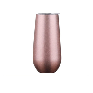 Primer nuevo <span class=keywords><strong>Amazon</strong></span> Venta caliente personalizada de acero inoxidable 6 oz huevo vino vaso - Product Image 3