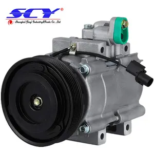 A/C Compressor Adequado para HS18 A/C Compressor w/ Clutch Fits Carro Adequado para Hyundai Santa 2.7L 01-06 97701-26300 9770126300