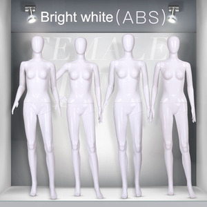 XINJI Wholesale <strong>Plastic</strong> Fashion <strong>Dummy</strong> Manikin White Women Dress Form Mannequin <strong>Female</strong> Full Body Mannequins Apparel Display - Product Image 2