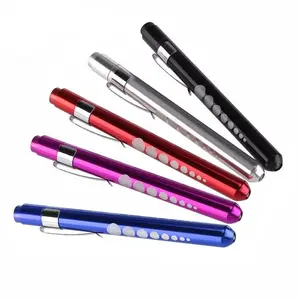 Goedkope Relatiegeschenk 0.5 W 1LED Zaklamp Pennen Met Pen Clip