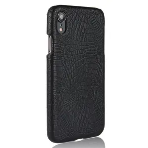 Patrón de cocodrilo funda para teléfono móvil para iPhone XS/XSMAX/XR DE LA PIEL aceite de lado de la PC + cuero teléfono caso