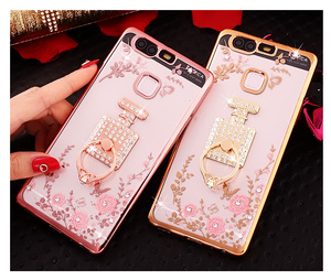 Nuova Cover Flessibile Sottile in TPU con Glitter e Diamanti per <span class=keywords><strong>Huawei</strong></span> Honor <span class=keywords><strong>10</strong></span>/Enjoy 8/<span class=keywords><strong>Mate</strong></span> 20/P20 - Product Image 6