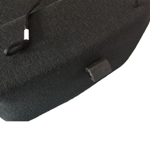 Nouvelle couverture de cargaison noire pour <span class=keywords><strong>Fiesta</strong></span> 2006-2017 étagère de colis de charge de lit de coffre avec des pièces d'auto de sangle de fixation - Product Image 3